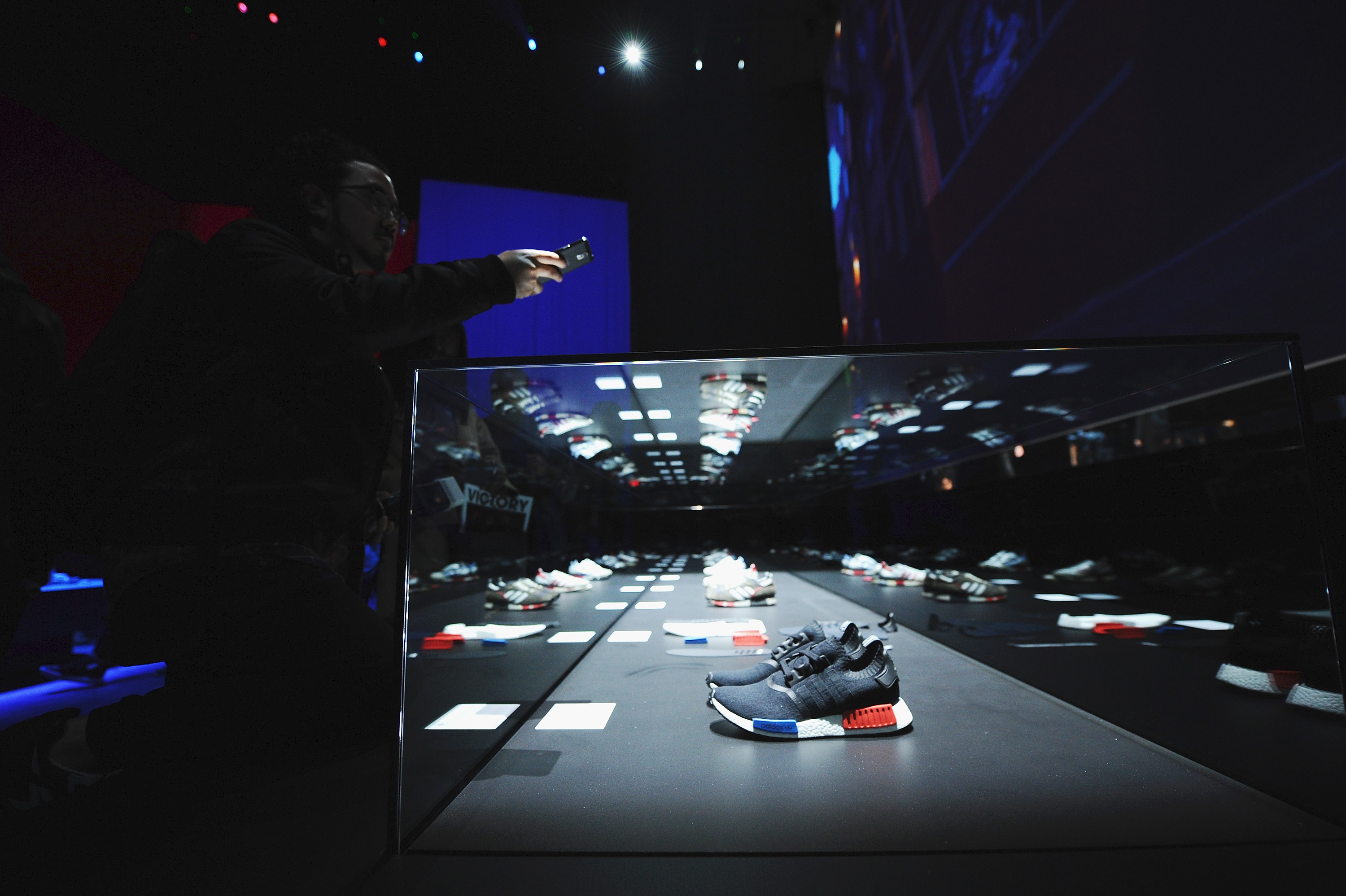 NEW YORK, NY - DECEMBER 09: A general view of atmosphere at the adidas Originals NMD global unveiling at the 69th Regiment Armory on December 9, 2015 in New York City. #NMD, #adidasOriginals (Photo by Ilya S. Savenok/Getty Images for adidas)
