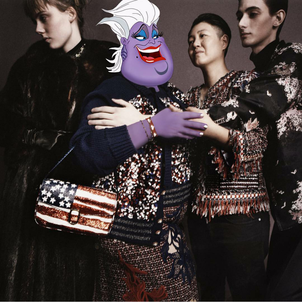 Ursula as @MaryBethDitto, @kdhwillems, Kristin Ogata and @horribletomato star in the @MarcJacobs SpringSummer 2016 ad campaign. @themarcjacobs Photographed by David Sims Photo edit by @Greg_gr styled by @kegrand, casting by @bitton, hair by @guidopalau, makeup by@diane.kendal, nails by @jinsoonchoi & set design by @stefanbeckman