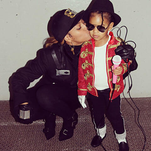 2014, Beyoncé and Blue Ivy as Janet and Michael Jackson