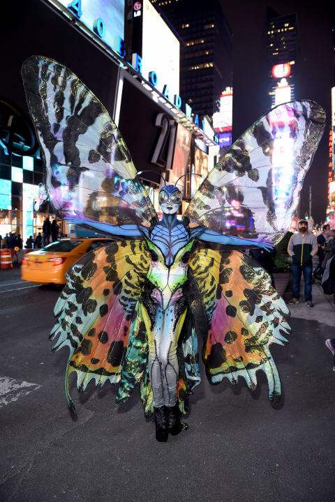 2014, Heidi Klum as a butterfly