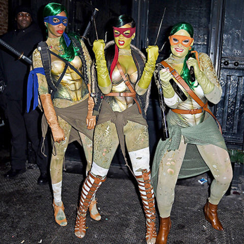 2014, Rihanna as a Teenage Mutant Ninja Turtle