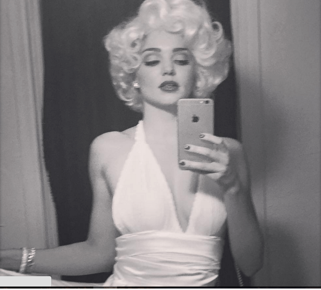 Miranda Kerr as Marilyn Monroe