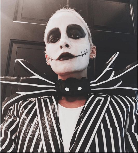 Nicole Richie as Jack the Pumpkin King from -The Nightmare Before Christmas