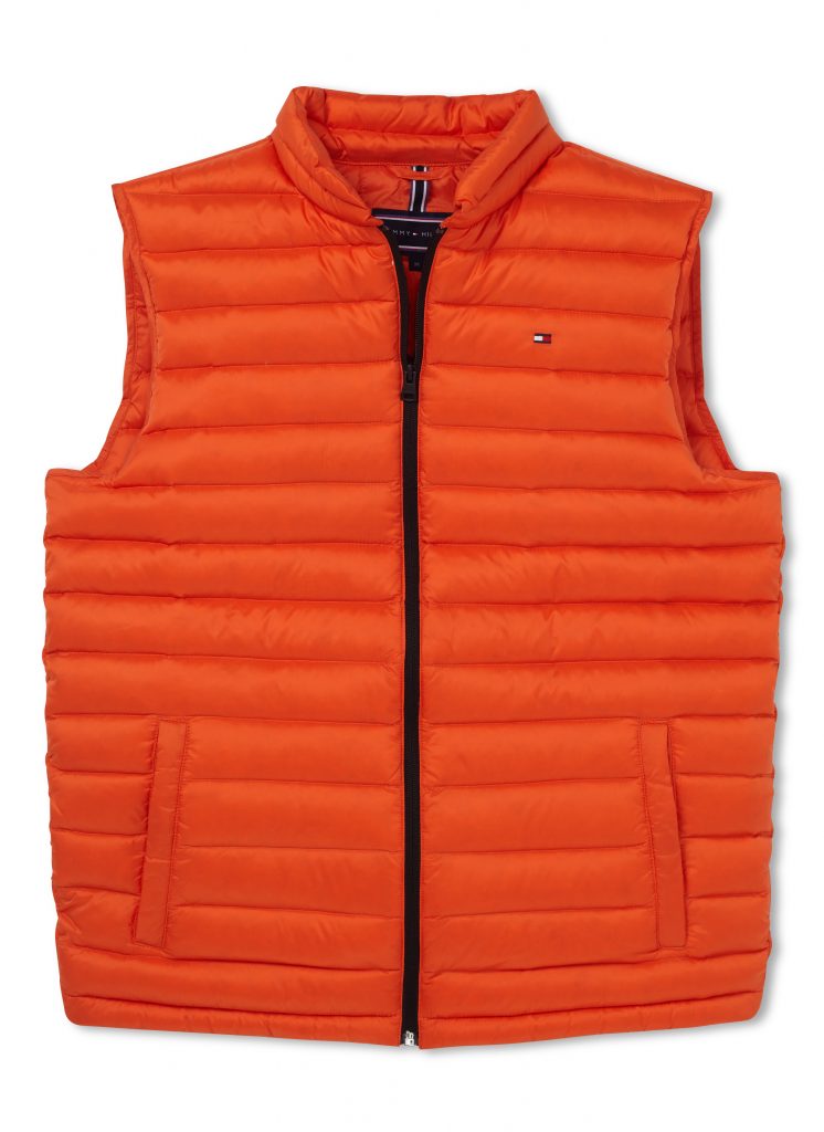 08878A1133972 LW PACKABLE DOWN VEST - KOI ORANGE