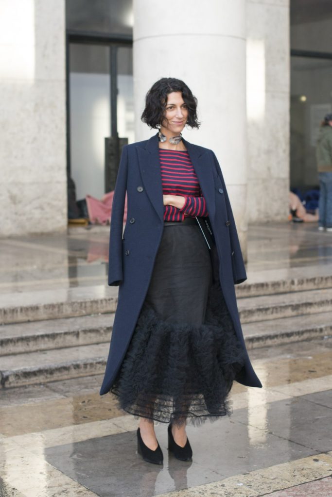 PARIS, FRANCE - MARCH 2: Fashion director style.com Yasmin Sewell on day 2 during Paris Fashion Week Autumn/Winter 2016/17 on March 2, 2016 in Paris, France. (Photo by Kirstin Sinclair/Getty Images)*** Local Caption *** Yasmin Sewell