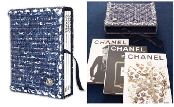 Βιβλίο αφιέρωμα στον οίκο μόδας Chanel με tweed εξώφυλλο του εκδοτικού οίκου