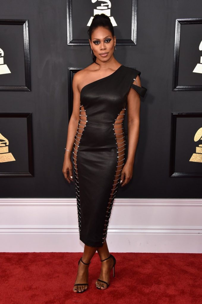 LOS ANGELES, CA - FEBRUARY 12: Actor Laverne Cox attends The 59th GRAMMY Awards at STAPLES Center on February 12, 2017 in Los Angeles, California. (Photo by John Shearer/WireImage)