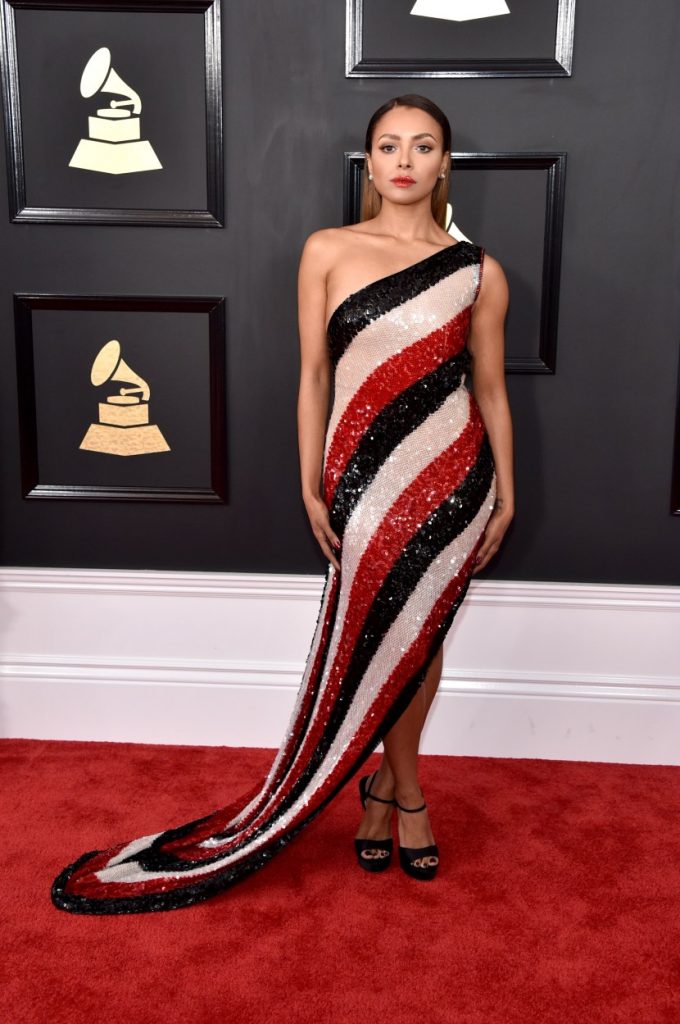 LOS ANGELES, CA - FEBRUARY 12: Actor Kat Graham attends The 59th GRAMMY Awards at STAPLES Center on February 12, 2017 in Los Angeles, California. (Photo by John Shearer/WireImage)